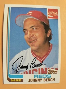 #7861 1982 Topps Coca Cola Johnny Bench #1 - Bild 1 von 2