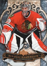 2007-08 Artifacts Chicago Blackhawks Hockey Card #93 Nikolai Khabibulin