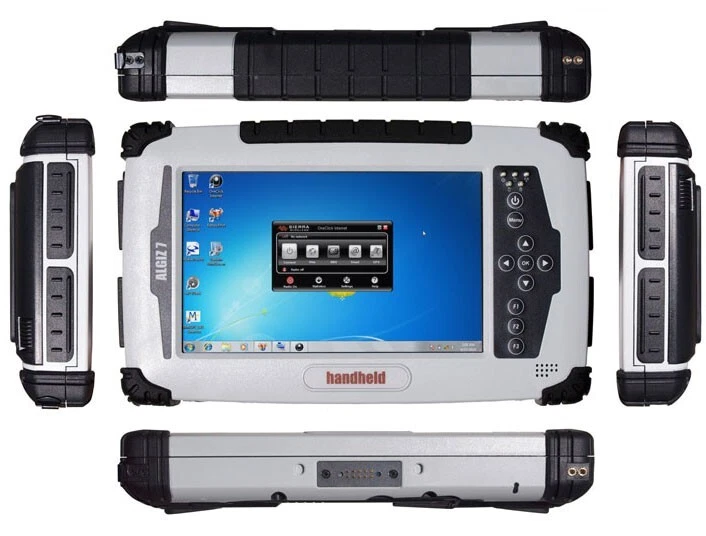 New HANDHELD ALGIZ 7 2 GB RAM/64 GB SSD W7 Docking Station Tablet Hardened PC - Image 1 of 4