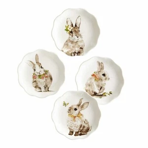 Pier 1 Gray Bunny Salad Plates - Picture 1 of 12