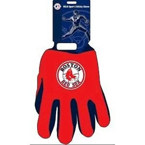 Boston Red Sox MLB Utility Gloves Football Work Grip Cover