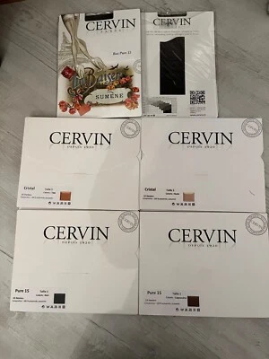 cervin nylons neu gr. T1  in Schwarz,Chocolat,Tan,nude,Cappuccino  - Bild 1 von 4
