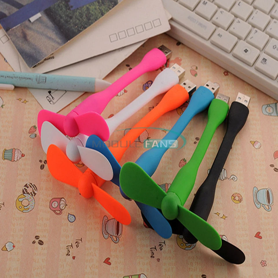 Mini USB Cooling Fan Cooler For Laptop Desktop Computer Portable Flexible - Image 1 of 1