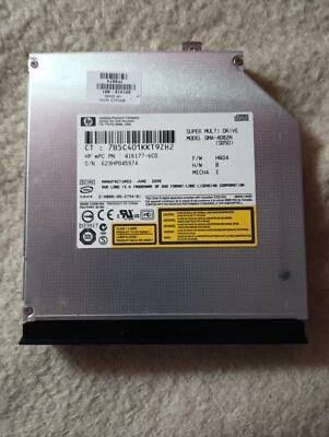 MASTERIZZATORE DVD CD IDE PATA HP GMA-4082N S05D - Immagine 1 di 4