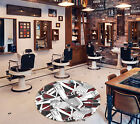3D Fader H514 Barber Shop Spiel Rutschfest Matte Elegant Foto Teppich Sin