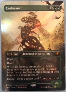 MTG-MAGIC THE GATHERING ENDURANCE MH3 SPECIAL GUEST TEXTURED FOIL BORDERLESS - Bild 1 von 1