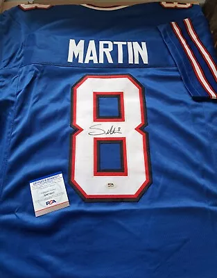 Sam Martin Buffalo Bills Signed Jersey PSA autograph XL - Image 1 of 4