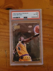 1996-97 Skybox Premium #55 Kobe Bryant Rookie Card PSA 6 EX-MT RC Lakers - Picture 1 of 1