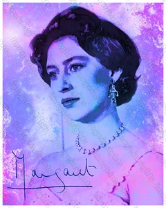 PRINCESS MARGARET BEAUTY & BLUES Original Art Photographic Print 3 Sizes - Picture 1 of 1
