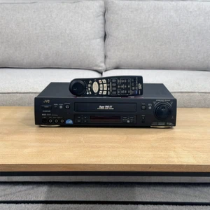 JVC HR-S7600U Super S-VHS SVHS TBC VCR **FULLY REBUILT, DYNAMIC DRUM DISABLED** - Picture 1 of 7