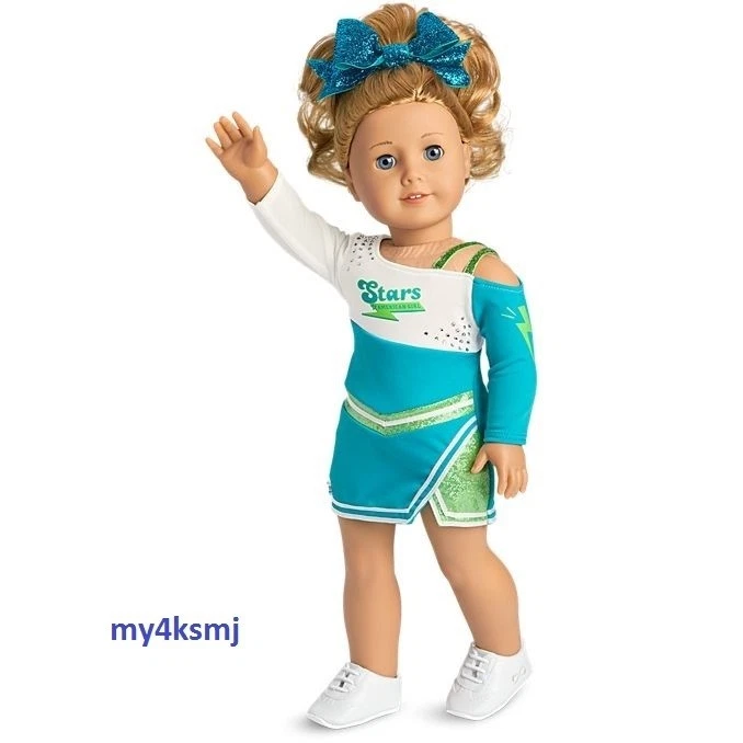 American Girl Doll 2018 Competitive Cheer Outfit Set Blue Joss Truly Me