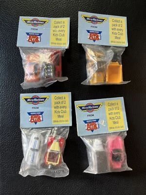 Micro Machines, Galoob, 1990 UK Burger King Kids Club - Промо - Редкий! ПОЛНЫЙ КОМПЛЕКТ - Изображение 1 из 4