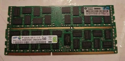 2 X 8G  RAM ECC SERVEUR HP BL465C G7 CN M393B1K70DH0-CH9Q9 500205-171 - Photo 1/3