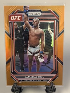 2023 Jamahal Hill Orange Prizm 11/99 UFC CHAMP