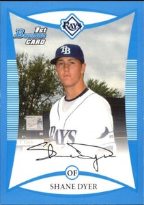 2008 Bowman Draft Prospects Blue #BDPP16 Shane Dyer DP /399