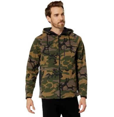 Hombre Talla L - Hurley Wilder Camuflaje Calor Cremallera Completa Sudadera con Capucha Foto 1 de 4