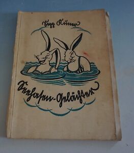 Kinderbuch Buch Seehasen Gelächter vom Bodensee 1937 Sepp Runer (823-108)