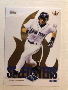 2022 Topps X Bobby Witt Jr. Crown Collection Ichiro Suzuki Mariners 47 - Picture 1 of 1