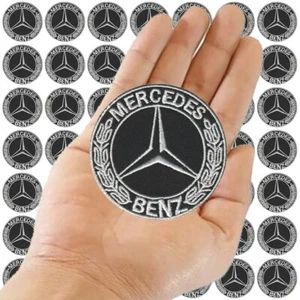 Wholesale Mercedes Benz Car Motorcycle Logo Size 2.7"x2.7" Sew Iron On Patches - Picture 1 of 12