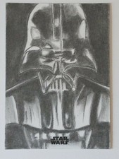 Topps Star Wars Darth Vader By Andrew Sanchez 2018 Finest Sketch Card 