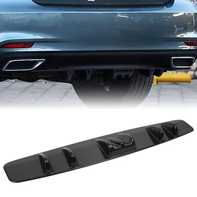 7 Fins Wing Rear Diffuser Bumper Spoiler Splitter Lip For Mitsubishi Galant - Image 1 of 4