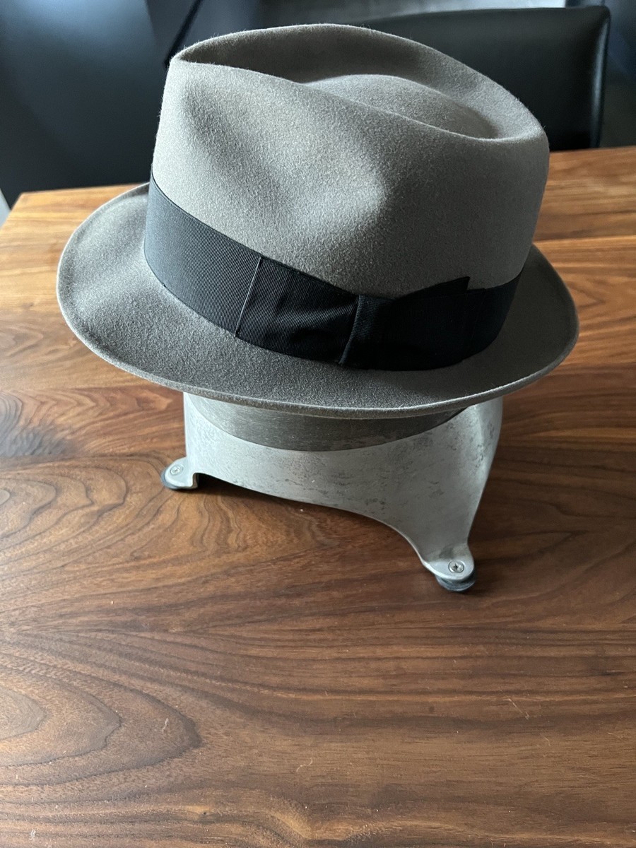希少　50's Borsalino HAT ビンテージ ボルサリーノ ヴィンテージ フェドラ ハット【Borsalino