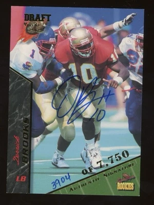 Derrick Brooks 1995 Signature Rookies Draft 95 #/7.750  Foto 1 de 2