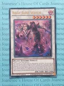 DOOD-EN040 Rage Rose Witch Ultra Rare Yu-Gi-Oh Card 1st New - Picture 1 of 3