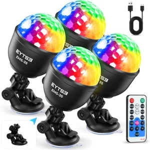 Mini Disco Ball Lights for Party, Rechargeable Sound Activated Night Light DJ... - Picture 1 of 8