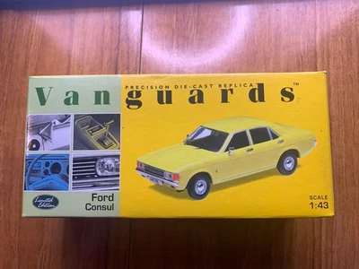 Vanguards Corgi 1:43 Ford Consul Daytona Yellow VA05502 - Image 1 of 4