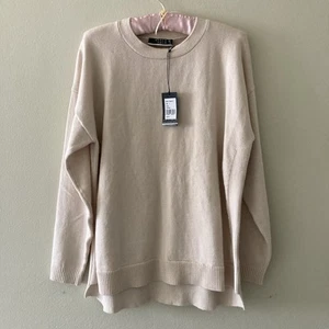 Marco Polo long sleeve Oatmeal/ Beige Jumper size L BNWT - Picture 1 of 5