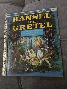 Vintage Little Golden Activity Book HANSEL AND GRETEL paper dolls UNCUT 1961 A41 - Picture 1 of 4