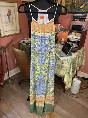 Maxi Vestido Clover Canyon Espalda Corredora Estampado Barroco Multicolor. Talla XS venta al por menor $295 Foto 1 de 4