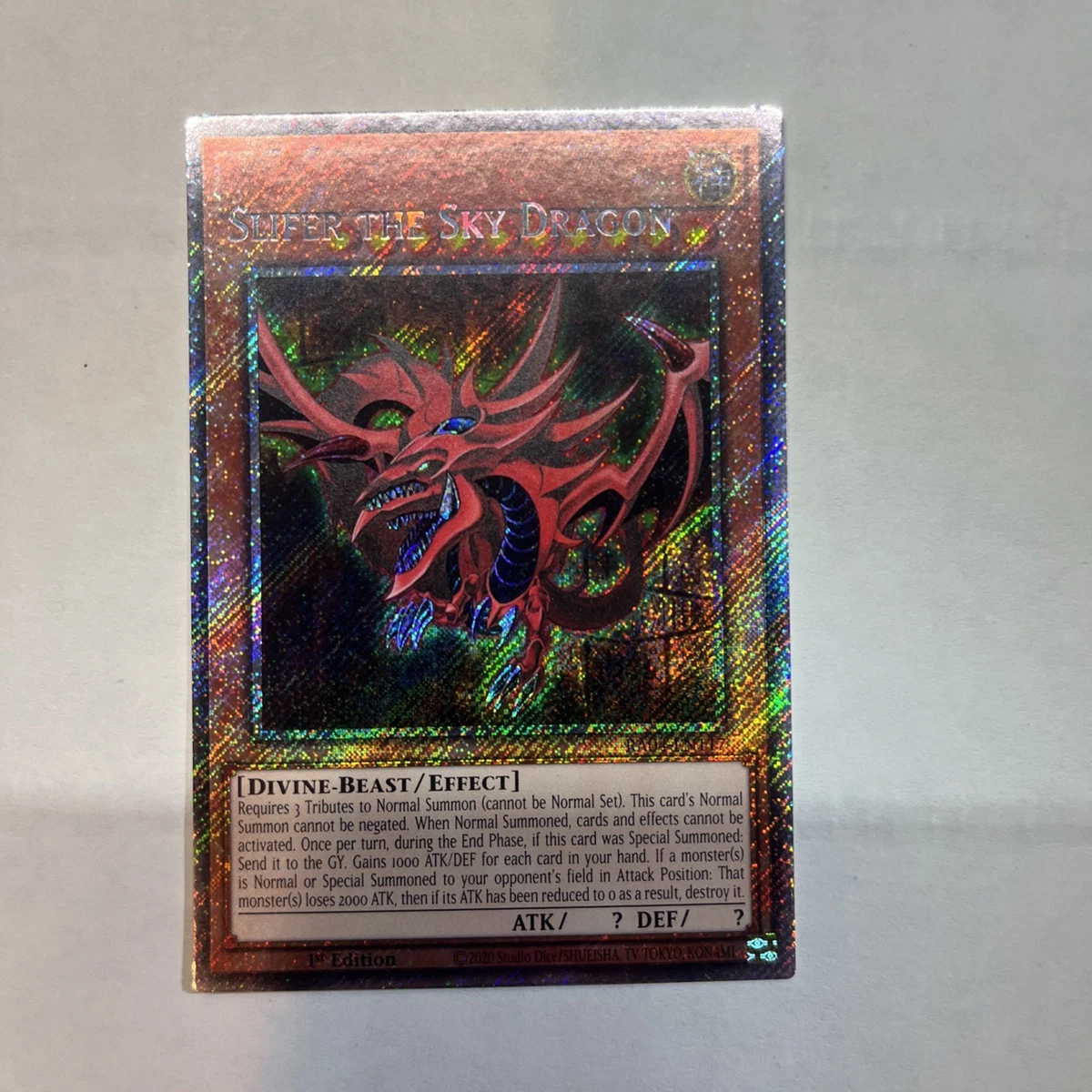 Konami Slifer The Sky Dragon Yu-Gi-Oh! TCG Individual Collectible