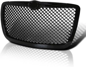 Chrysler 300 300C Black Front Hood Bumper Mesh Grill Grille 2005-2010 - Picture 1 of 2