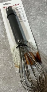 New Stainless Steel Wire Utility-Whisk KitchenAid Titanium Gray Dishwasher Safe - Picture 1 of 5
