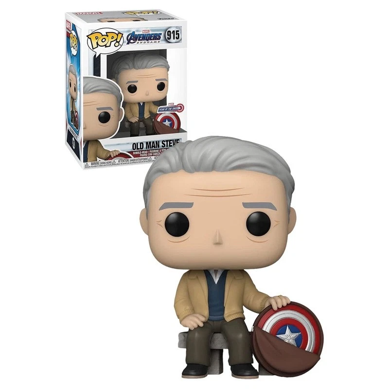Funko Pop Marvel Avengers End Game Old Man Steve #915 Vinyl Figure Special Editi - Imagem 1 de 1