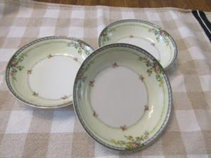 3 small Meito China Dessert / Berry Dishes; Japan - Picture 1 of 6