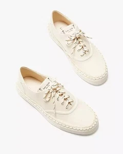 Kate Spade Boat Party Canvas Sneakers Size 9 - Picture 1 of 5