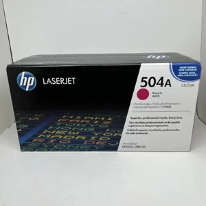 New Sealed Genuine HP CE253YC Magenta Toner Print Cartridge 504A CE251A for CP35 - Bild 1 von 6