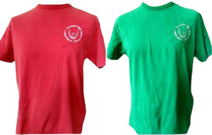 Men's T-Shirt Crew Neck Cotton Red Green Sizes S - XXL Duck and Cover