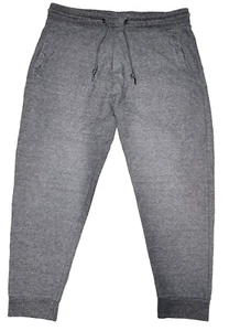 ZARA Man Sweatpants Joggers Pants Drawstring Elastic Waist XL Gray 34x25.5 - Picture 1 of 7