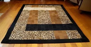 Jungle Style - A Civilized Touch of the Wild A Stunning Designer Cowhide Ru - Picture 1 of 10
