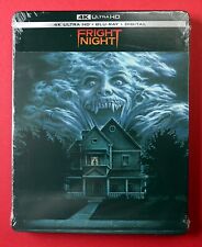 FRIGHT NIGHT  (1985)  4K UHD+BluRay+Digital  STEELBOOK, New/Sealed-Free Ship