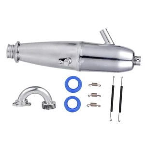 RC Car Exhaust Pipe Exhaust Metal Exhaust Tubing for 1:8 Monster Truck Spare - Picture 1 of 7