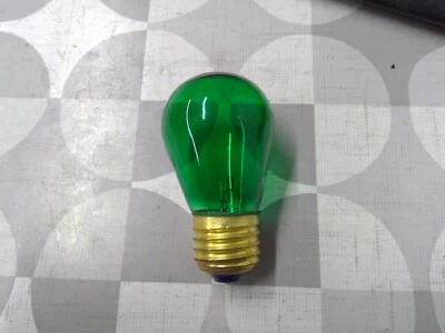 Regency Lighting 11S14TG 11W S14 Transparent Green E26 Bulb **Free Shipping** - Image 1 of 2