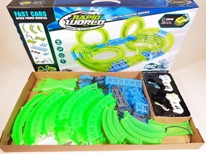 RC Kids Scalextric F1 Slot Car Racing Track Toy Set Radio Control 2 Car RC UK - Picture 1 of 8