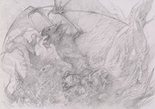 MAGIC THE GATHERING CARD      Dave KENDALL    original art     