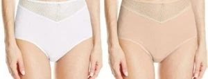 Size 9 Cotton-Spandex Full Briefs Panties Vanity Fair 13128 Beautifully Smooth - Picture 1 of 8