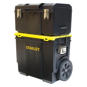 New 11 in. 3-in-1 Detachable Mobile Tool Storage Organizer Box 3-Compartments - Picture 1 of 11